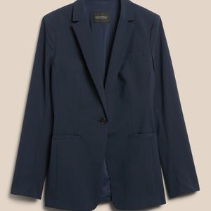 Banana Republic Long & Lean Blazer in Navy